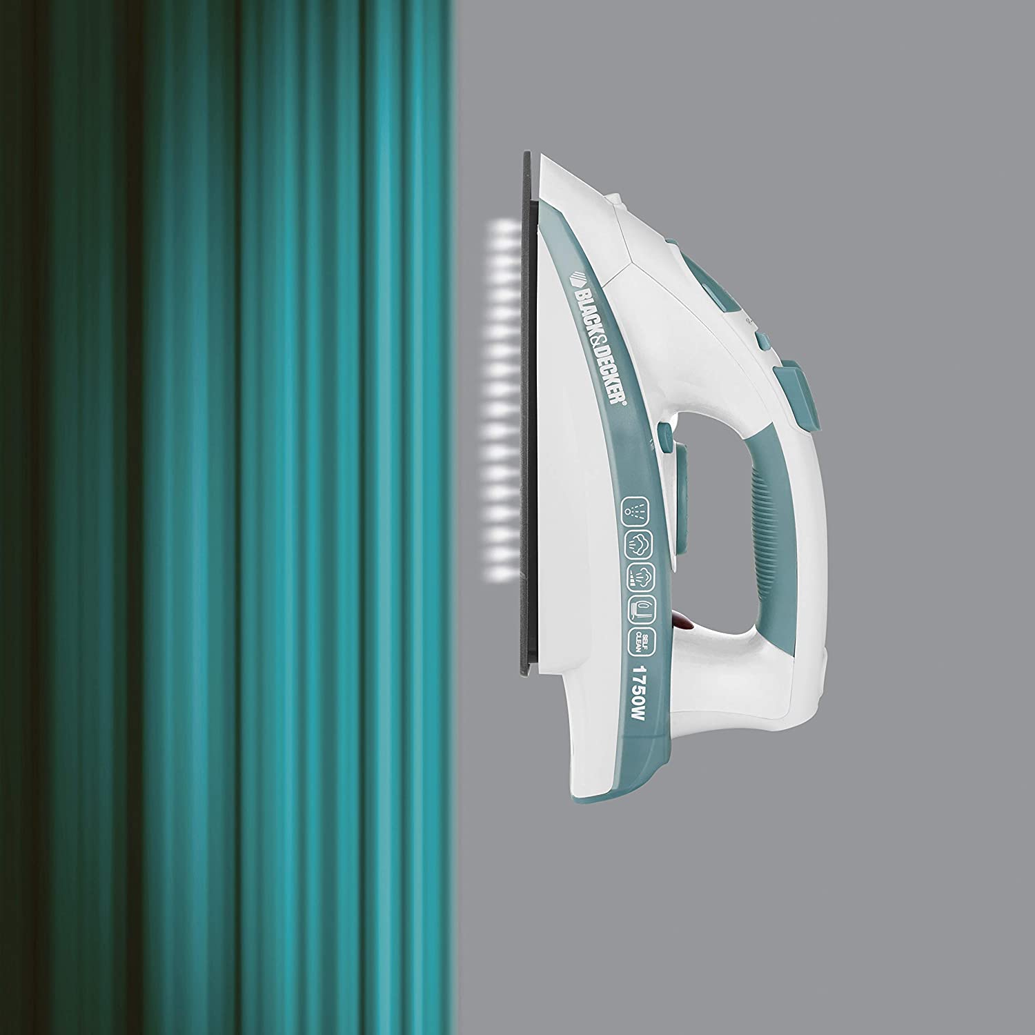BLACK+DECKER 1750W Steam Iron Ceramic Coated Soleplate with Anti Calc Anti Drip Self Clean and Auto Shutoff مكواة بخار 1750 واط مع خاصية التنظيف الذاتي من بلاد اند ديكر BLACK+DECKER 1750W Steam Iron Ceramic Coated Soleplate with Anti Calc Anti Drip Self Clean and Auto Shutoff مكواة بخار 1750 واط مع خاصية التنظيف الذاتي من بلاد اند ديكر
